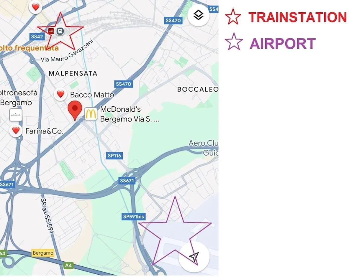 Apartamento The Airport & The Train Station Bérgamo